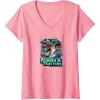 imageTransformers EarthSpark Robby ampamp Twitch Poster VNeck TShirtPink