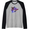 imageTransformers EarthSpark Twitch Character Badge Raglan Baseball TeeBlackAthletic Heather