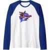imageTransformers EarthSpark Twitch Character Badge Raglan Baseball TeeRoyal BlueWhite