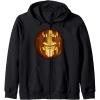 imageTransformers Halloween Optimus Prime Pumpkin Zip HoodieBlack