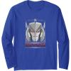 imageTransformers Megatron Good To Be Bad Long Sleeve TShirtRoyal Blue