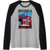 imageTransformers Optimus Prime Join The Autobots Retro Poster Raglan Baseball TeeBlackAthletic Heather