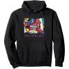 imageTransformers Optimus Prime Retro Fine Art Cubist Portrait Pullover HoodieBlack