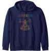 imageTransformers Pride Vitruvian Optimus Prime Logo Zip HoodieNavy Blue