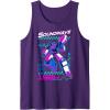 imageTransformers Soundwave 1984 Retro Grid Logo Tank TopPurple