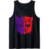 imageTransformers War For Cybertron Spray Paint Split Logo Tank TopBlack