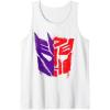 imageTransformers War For Cybertron Spray Paint Split Logo Tank TopWhite