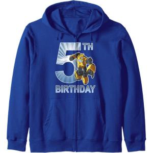 imageTransformers Bumblebee 5th Birthday Vintage Zip HoodieRoyal Blue
