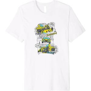 imageTransformers Bumblebee Action Comic Strip Premium TShirt