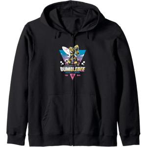 imageTransformers Bumblebee Chill Vibes Portrait Zip HoodieBlack