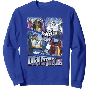 imageTransformers Decepticons Cut Up Panels SweatshirtRoyal Blue