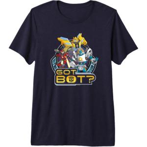 imageTransformers EarthSpark Autobots Got Bot Premium TShirtNavy Blue