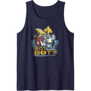 imageTransformers EarthSpark Autobots Got Bot Tank TopNavy Blue