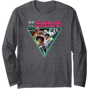 imageTransformers EarthSpark Be Fearless Box Up Long Sleeve TShirtDark Heather Grey