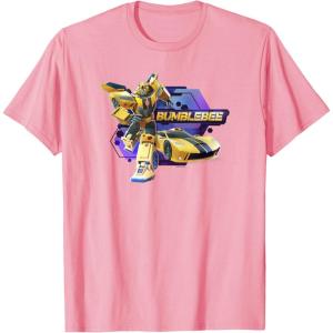 imageTransformers EarthSpark Bumblebee Badge TShirtPink
