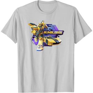 imageTransformers EarthSpark Bumblebee Badge TShirtSilver Grey
