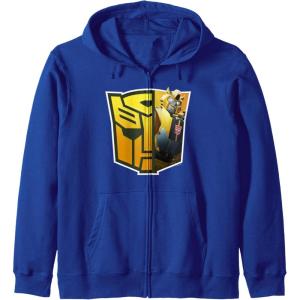imageTransformers EarthSpark Bumblebee Logo Fill Zip HoodieRoyal Blue