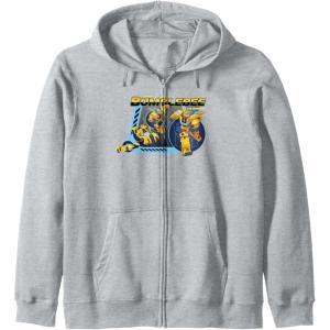 imageTransformers EarthSpark Bumblebee Transforming Zip HoodieHeather Grey