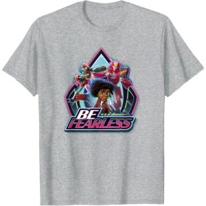 imageTransformers EarthSpark Group Shot Be Fearless TShirtHeather Grey