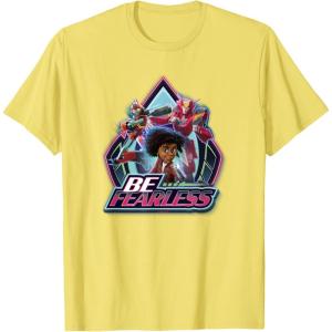 imageTransformers EarthSpark Group Shot Be Fearless TShirtLemon Yellow