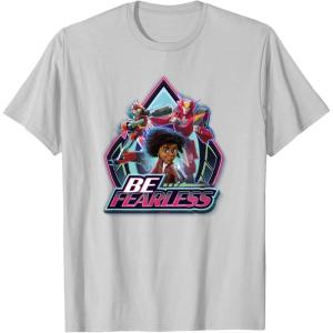 imageTransformers EarthSpark Group Shot Be Fearless TShirtSilver Grey