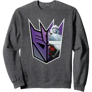 imageTransformers EarthSpark Megatron Logo Fill SweatshirtDark Heather Grey