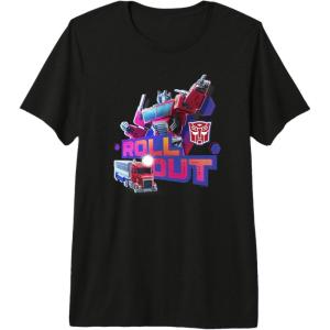 imageTransformers EarthSpark Optimus Prime Leader Pose Premium TShirtBlack