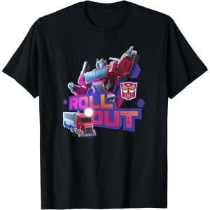 imageTransformers EarthSpark Optimus Prime Leader Pose TShirtBlack