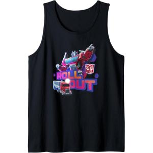 imageTransformers EarthSpark Optimus Prime Leader Pose Tank TopBlack