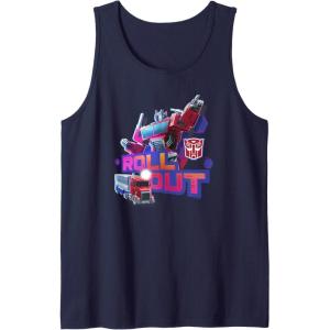 imageTransformers EarthSpark Optimus Prime Leader Pose Tank TopNavy Blue