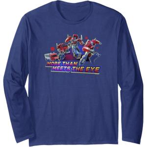 imageTransformers EarthSpark Optimus Prime More Than Long Sleeve TShirtNavy Blue