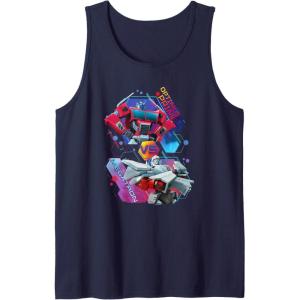 imageTransformers EarthSpark Optimus Prime VS Megatron Tank TopNavy Blue
