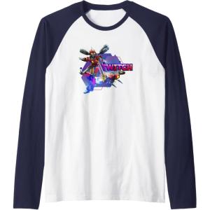 imageTransformers EarthSpark Twitch Character Badge Raglan Baseball TeeNavy BlueWhite