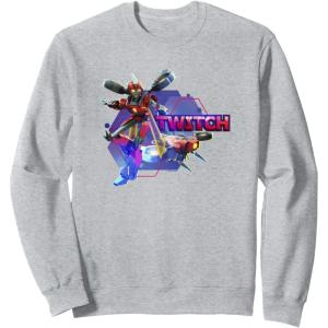 imageTransformers EarthSpark Twitch Character Badge SweatshirtHeather Grey