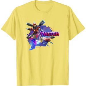 imageTransformers EarthSpark Twitch Character Badge TShirtLemon Yellow