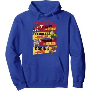 imageTransformers Fathers Day Vintage Autobots Line Up Dad Is Pullover HoodieRoyal Blue