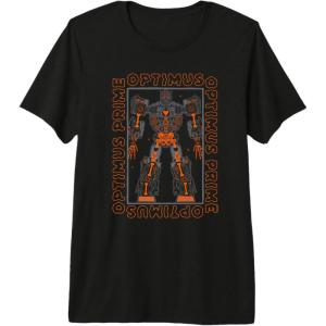 imageTransformers Halloween Optimus Prime Skeleton Box Premium TShirtBlack