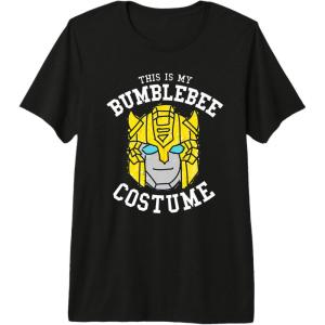 imageTransformers Halloween This Is My Bumblebee Costume Premium TShirtBlack