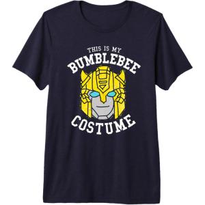 imageTransformers Halloween This Is My Bumblebee Costume Premium TShirtNavy Blue