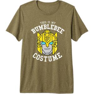 imageTransformers Halloween This Is My Bumblebee Costume Premium TShirtOlive Green