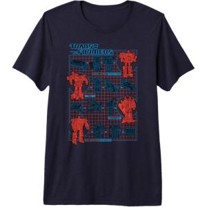 imageTransformers How To Transform Schematic Premium TShirtNavy Blue