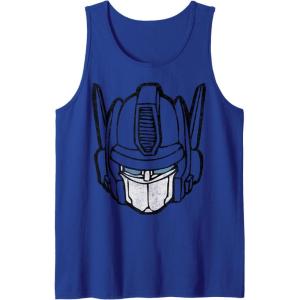 imageTransformers Optimus Prime Vintage Big Face Tank TopRoyal Blue