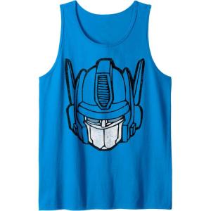 imageTransformers Optimus Prime Vintage Big Face Tank TopSapphire Blue