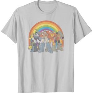 imageTransformers Pride Rainbow Heroes Unite TShirtSilver Grey
