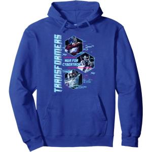 imageTransformers War For Cybertron Hexagon Portraits Pullover HoodieRoyal Blue