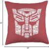 imageTransformers Detail Autobot Helmet Fill Throw Pillow18x18