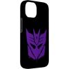 imageiPhone 16 Transformers Purple Graffiti Decepticon Logo CaseiPhone 14