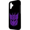 imageiPhone 16 Transformers Purple Graffiti Decepticon Logo CaseiPhone 16