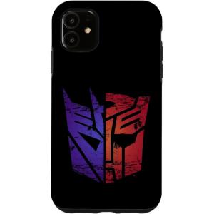 imageiPhone 16 Transformers Autobot Decepticon Split Logo CaseiPhone 11