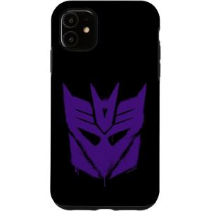 imageiPhone 16 Transformers Purple Graffiti Decepticon Logo CaseiPhone 11